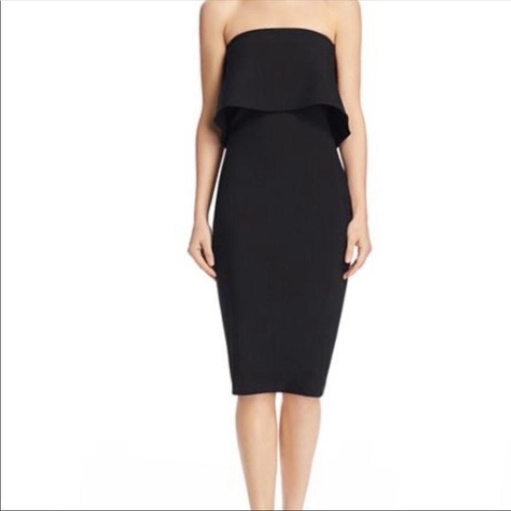 Likely Driggs Strapless Black Dress